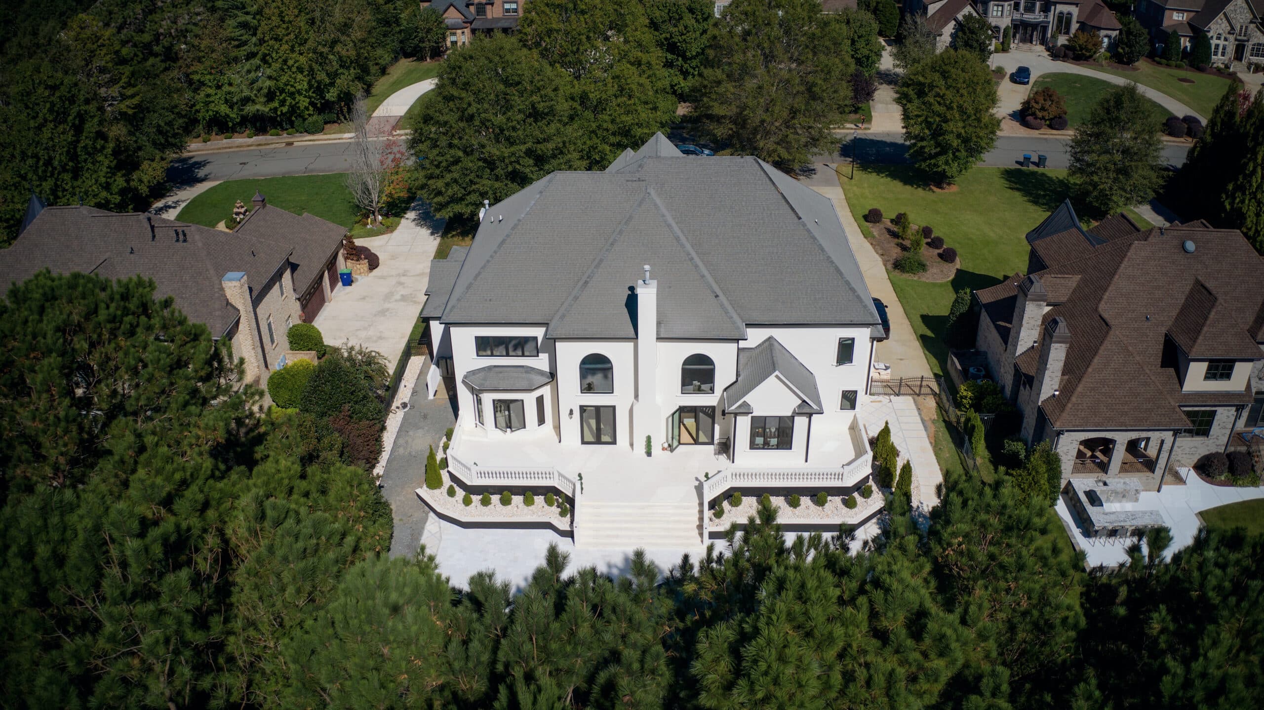 stucco painting project
