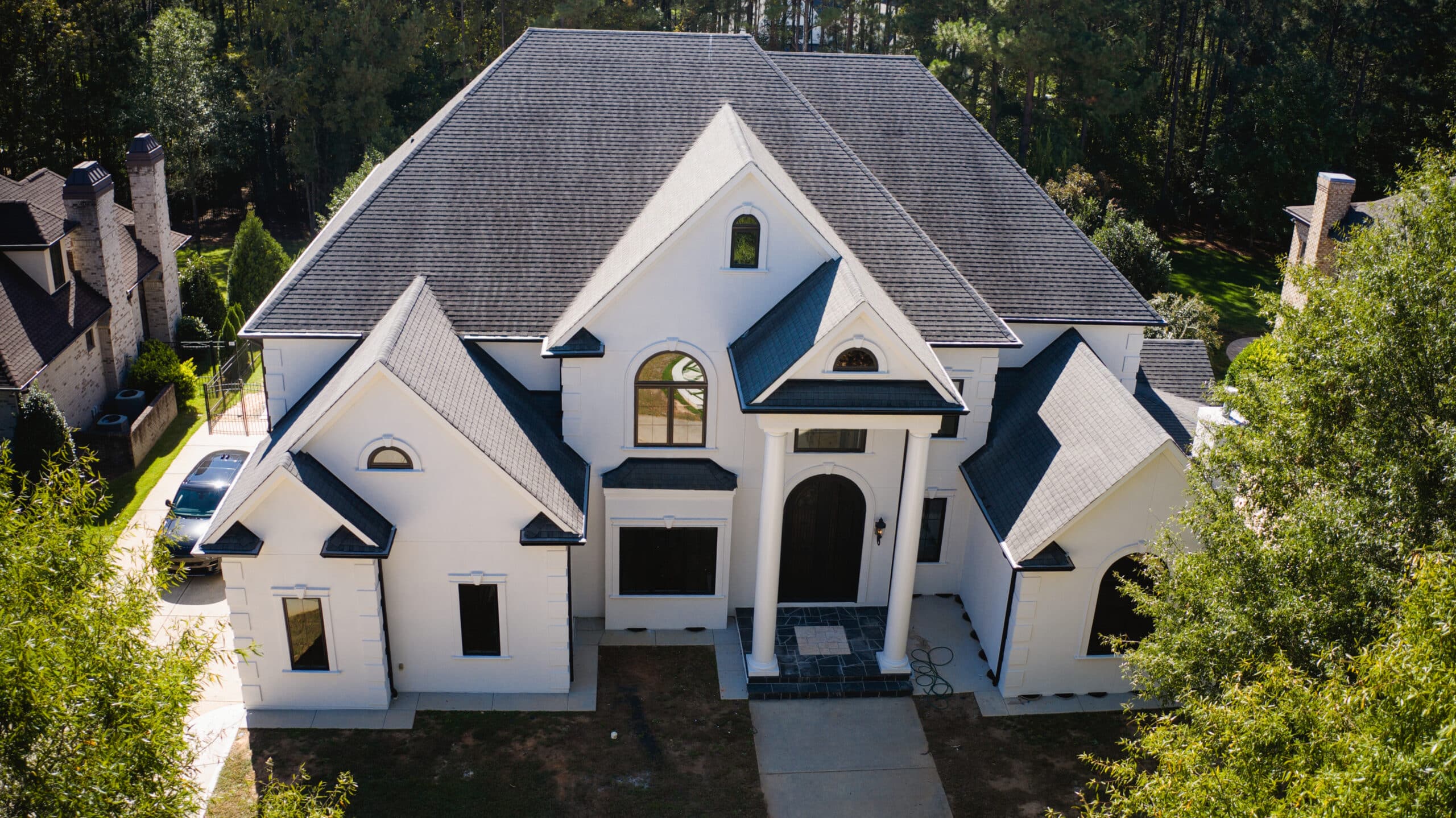 stucco painting project