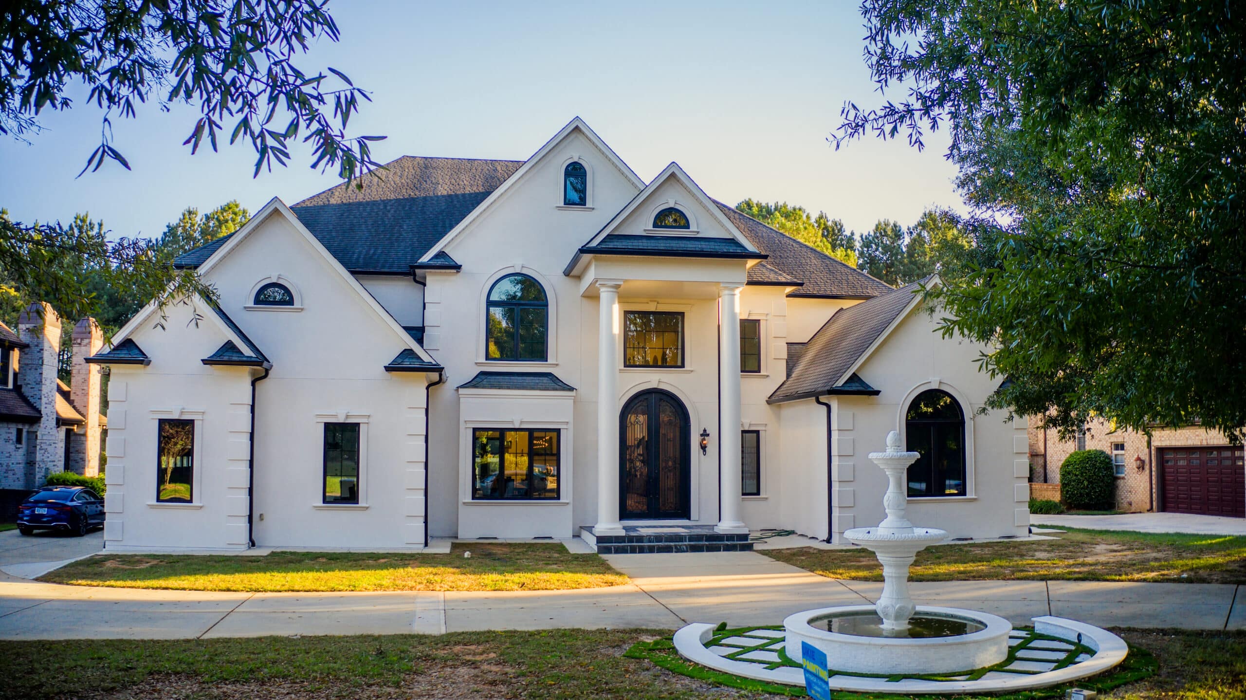 stucco repainting project in Waxhaw